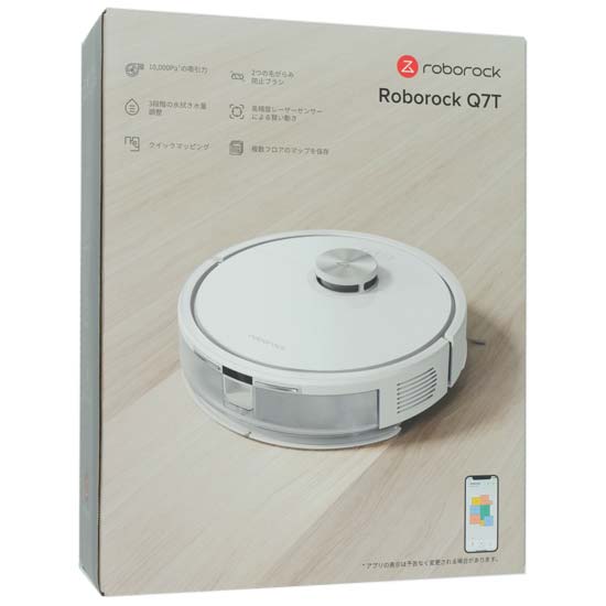 【中古】Beijing Roborock Technology　ロボット掃除機 Q7T　Q7T02-04　ホワイト　未使用