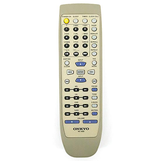 【中古】ONKYO　オーディオリモコン　RC-600