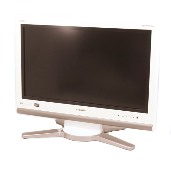 【中古】SHARP　20V型 ハイビジョン液晶テレビ AQUOS　LC-20D10-W　ホワイト　本体いたみ