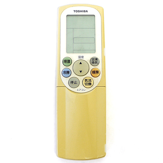 【中古】TOSHIBA　エアコンリモコン WH-F2S　本体いたみ
