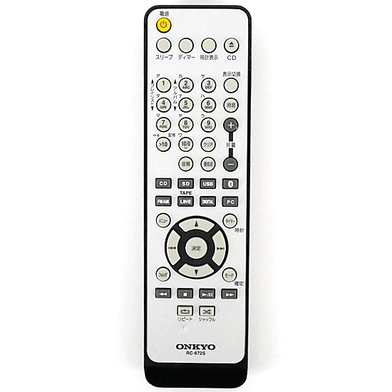 【中古】ONKYO　オーディオリモコン RC-872S　本体いたみ