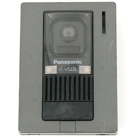 【中古】Panasonic　カラーカメラ玄関子機 VL-V522L-S　本体のみ　背面プレートなし