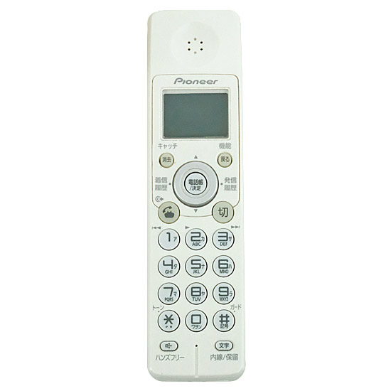 【中古】Pioneer　増設子機　TF-DK300-W　ホワイト　本体のみ