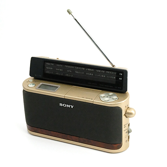 【中古】SONY　FM/AMポータブルラジオ　ICF-A101　訳あり