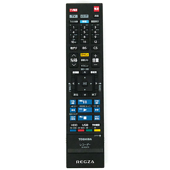 【中古】TOSHIBA製　HDDレコーダー用リモコン　SE-R0479　79107085