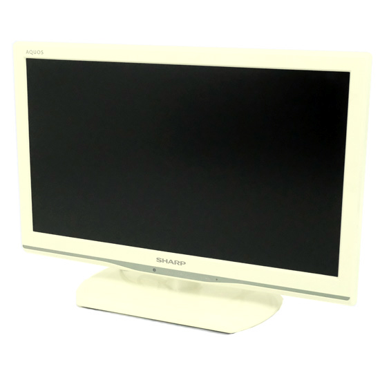 【中古】SHARP　19型 液晶テレビ AQUOS LC-19K90-W　本体・リモコンいたみ