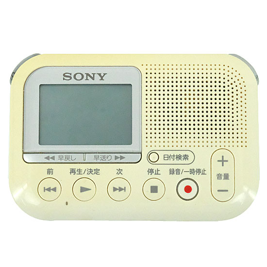 【中古】SONY　メモリーカードレコーダー　ICD-LX31　本体のみ　本体いたみ