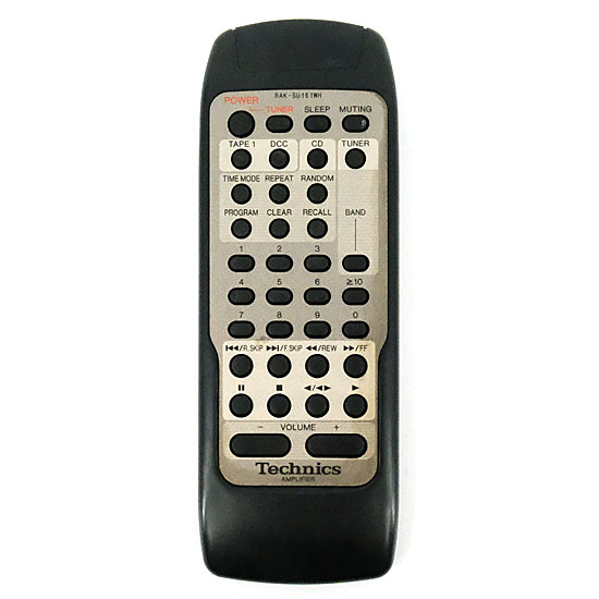 【中古】Panasonic　オーディオリモコン RAK-SU161WH　本体いたみ