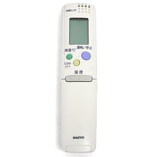 【中古】SANYO製　エアコンリモコン　RCS-ST2　本体いたみ