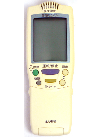 【中古】SANYO製　エアコンリモコン　RCS-EN1　訳あり