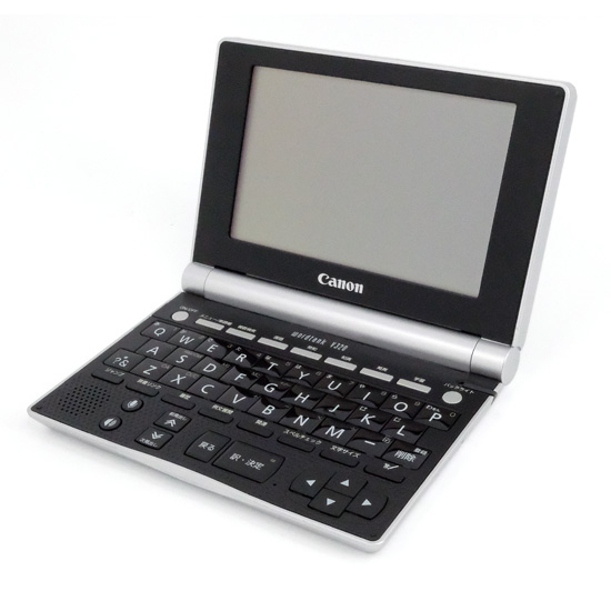 【中古】Canon製　電子辞書 wordtank V320BK　ブラック　電池なし　未使用