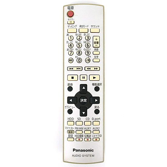 【中古】Panasonic★オーディオリモコン EUR7720LE0☆