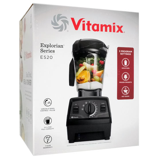 【中古】Vitamix　ブレンダー Explorian Blender　E520　ホワイト　未使用