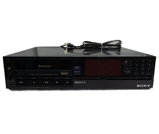 【中古】SONY　ベータビデオデッキ SL-HF55　本体のみ 元箱あり