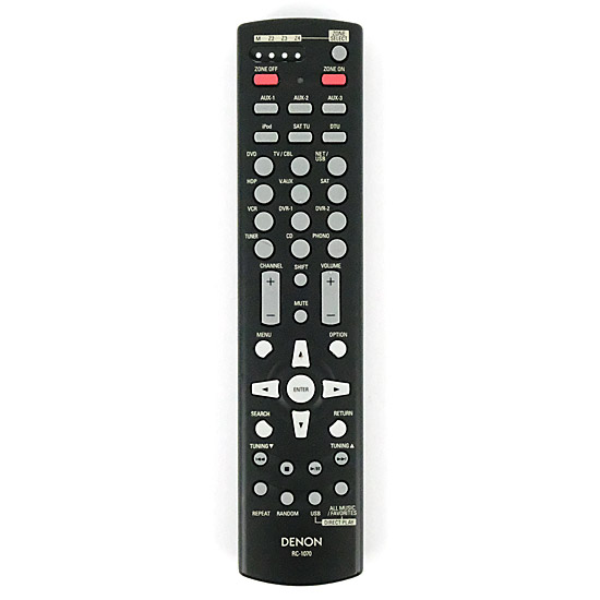 【中古】DENON　オーディオリモコン　RC-1070