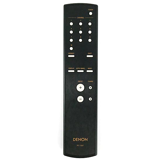 【中古】DENON　オーディオリモコン　RC-1027