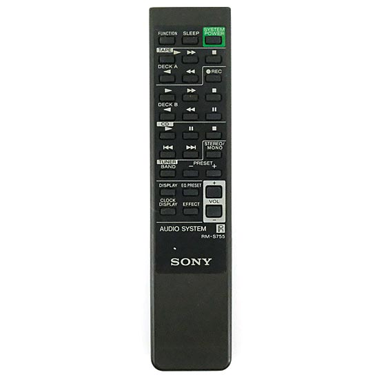 【中古】SONY　オーディオリモコン　RM-S755