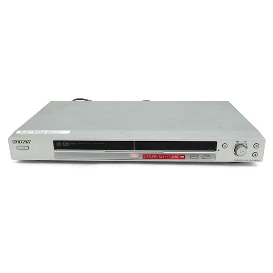 【中古】SONY製　DVDプレーヤー　DVP-NS530-S　シルバー　本体のみ
