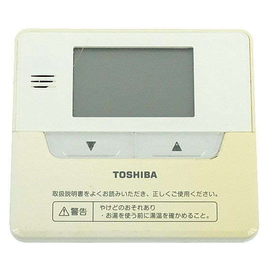 【中古】TOSHIBA　家庭用ヒートポンプ給湯機用台所リモコン　HWH-RM84F