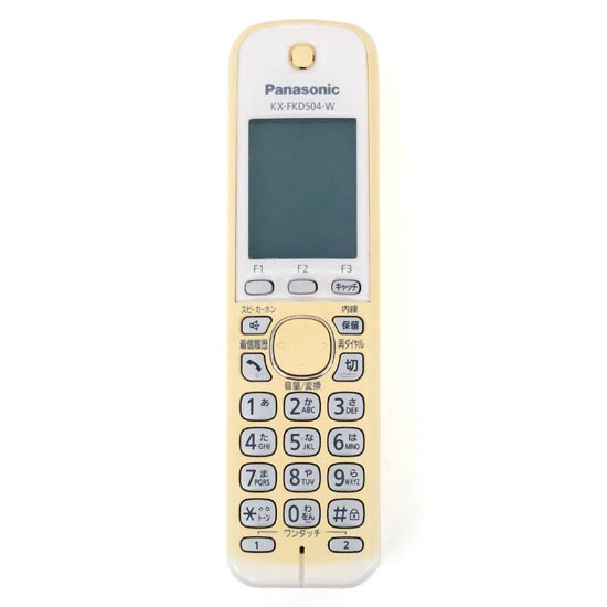 【中古】Panasonic　増設子機　KX-FKD504-W　本体のみ　本体いたみ