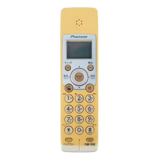 【中古】Pioneer　コードレス増設子機　TF-DK110　本体のみ　本体いたみ