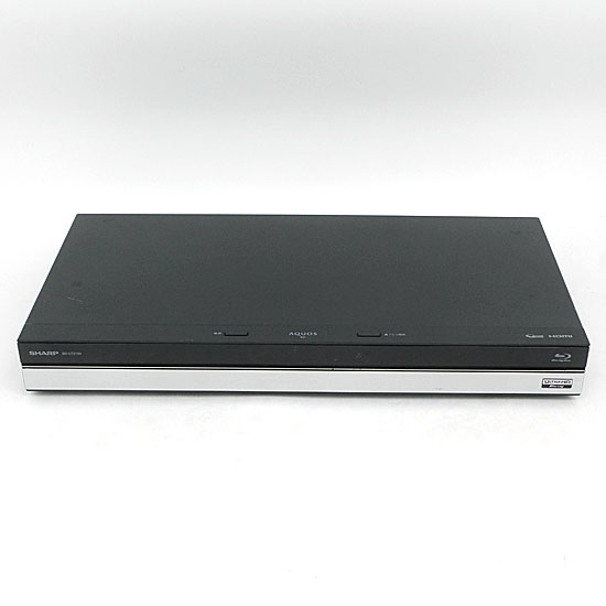【中古】SHARP　AQUOS ブルーレイディスクレコーダー 2TB　BD-UT2100　リモコンなし