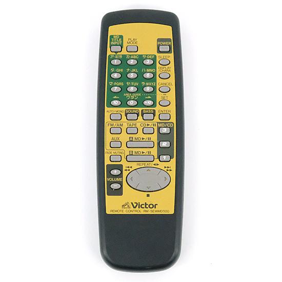 【中古】Victor　オーディオリモコン　RM-SEWMD500