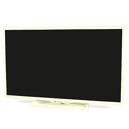 【中古】SHARP　32型 液晶テレビ AQUOS LC-32W25-W　本体・リモコンいたみ