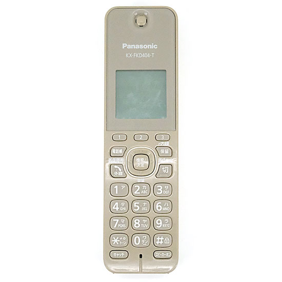 【中古】Panasonic　増設子機　KX-FKD404-T　本体なし　本体いたみ