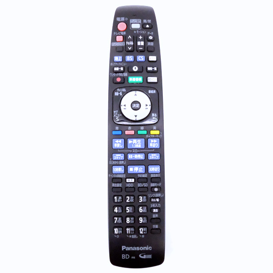 【中古】Panasonic　ブルーレイディスクレコーダー用リモコン N2QBYB000047
