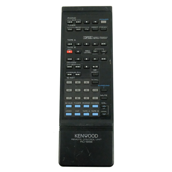 【中古】KENWOOD　オーディオ用リモコン　RC-55E