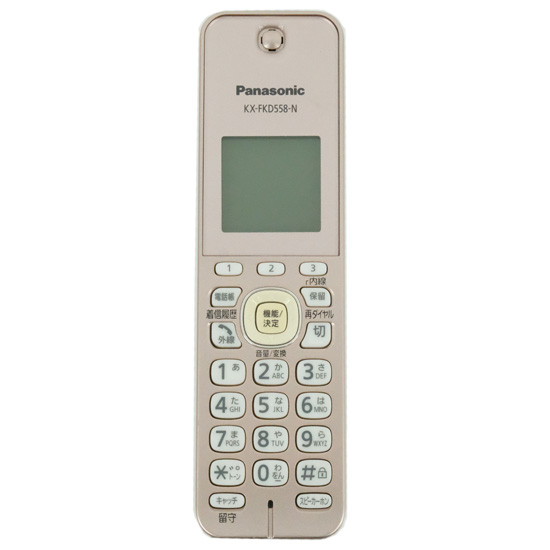 【中古】Panasonic　増設子機　KX-FKD558-N　シャンパンゴールド　本体のみ
