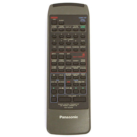 【中古】Panasonic　オーディオリモコン RAK-RX505W