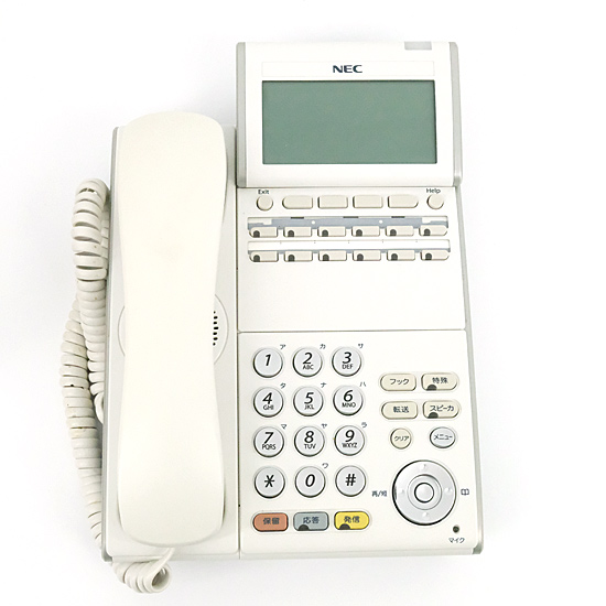 【中古】NEC　ビジネスフォン AspireX　DTL-12D-1D　受話器コード汚れ　本体いたみ　本体のみ