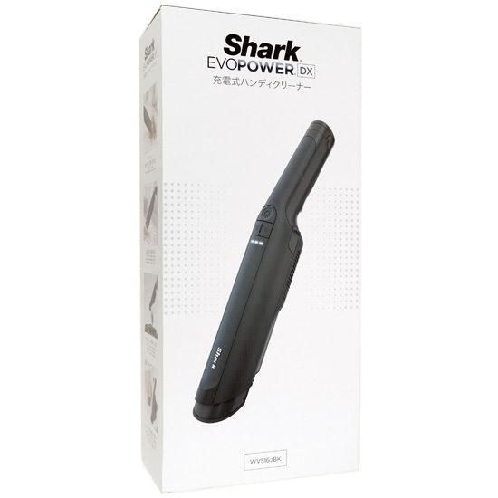 【中古】Shark　充電式ハンディクリーナー EVOPOWER DX　WV516JBK　マリーンブラック　未使用