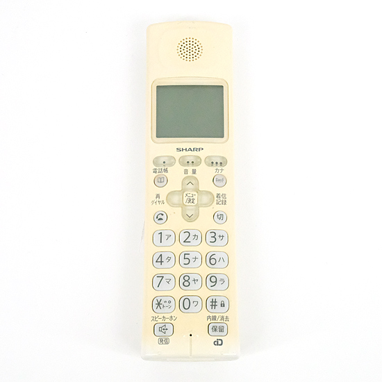 【中古】SHARP　増設子機　JD-KS18　本体のみ　本体いたみ