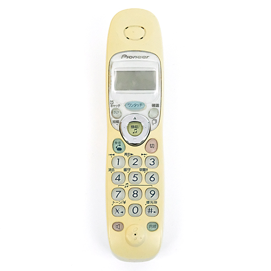 【中古】Pioneer　電話機 増設子機　TF-TK95-H　本体のみ　本体いたみ