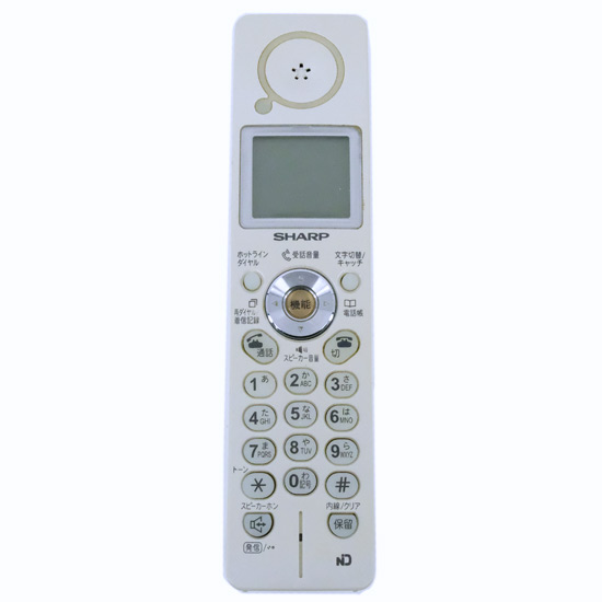 【中古】SHARP　増設子機　CJ-KS80　本体のみ　本体いたみ