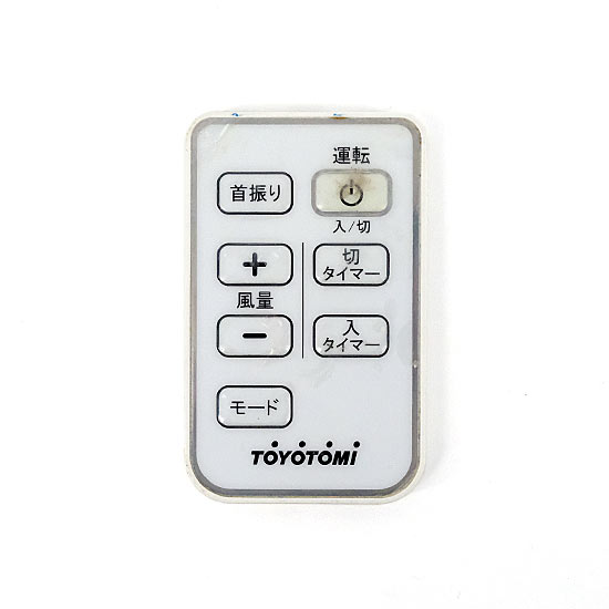 【中古】TOYOTOMI　扇風機用リモコン　FSW-AM-13