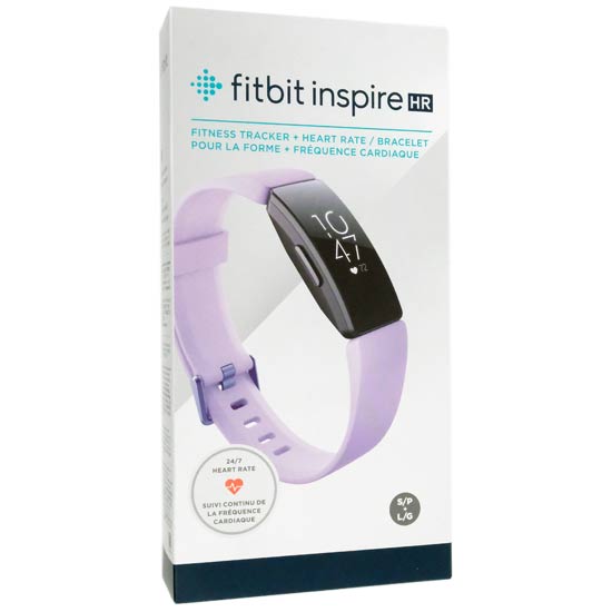 【中古】Fitbit　活動量計 Fitbit Inspire HR FB413LVLV-FRCJK　ライラック　未使用