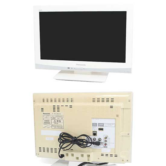【中古】Panasonic　19型 液晶テレビ VIERA　TH-L19C3-W　リモコンなし　本体・液晶画面いたみ