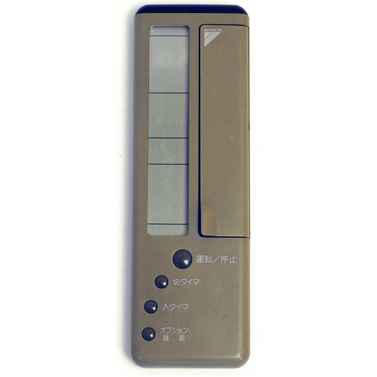 【中古】DAIKIN　エアコンリモコン　KRC105-4　電池カバーなし