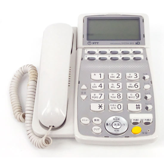 【中古】NTT　電話機　BX2-STEL-(1)(W)　本体のみ