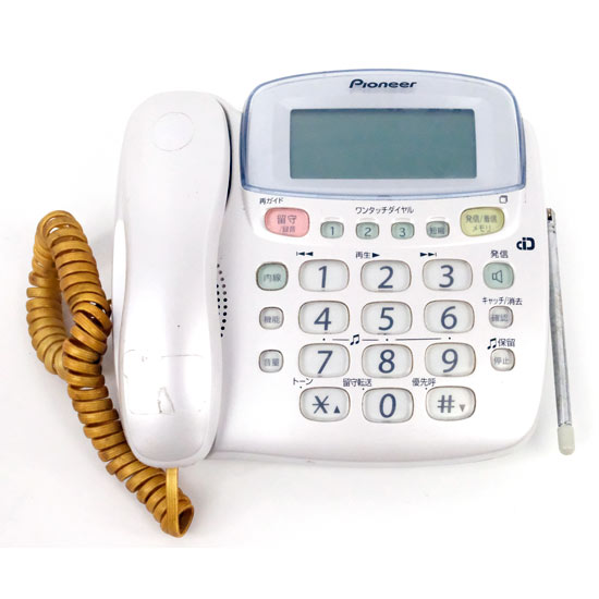 【中古】Pioneer　電話機 親機のみ　TF-EV130　本体のみ　いたみ