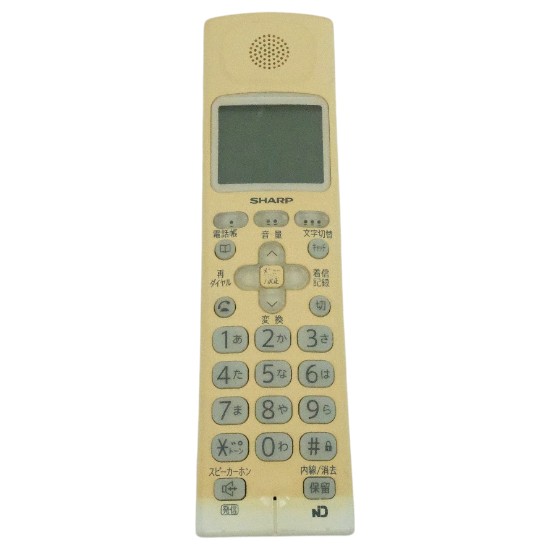 【中古】SHARP　増設子機　JD-KS28　バッテリーなし　いたみ