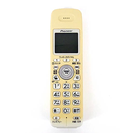 【中古】Pioneer　増設子機 コードレスホン　TF-EK30-W　バッテリーなし　いたみ
