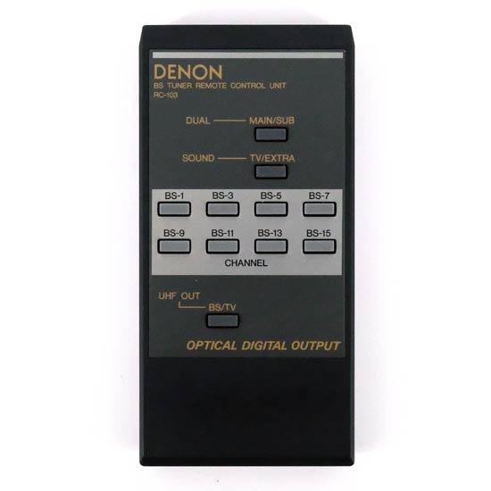 【中古】DENON　BSチューナーリモコン　RC-103