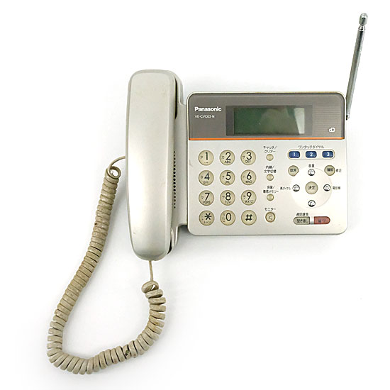 【中古】Panasonic　電話機　VE-CVC03-N　本体いたみ