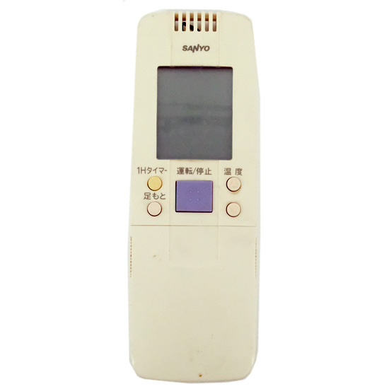 【中古】SANYO製　エアコンリモコン　RCS-VRD7A　本体いたみ