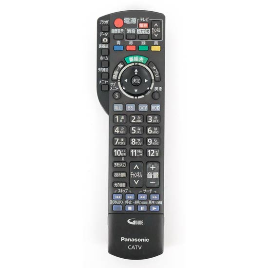 【中古】Panasonic　CATVリモコン　N2QAYB001004　本体いたみ